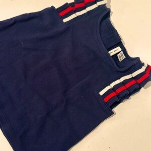 12-18 mo girls Janie & Jack shirt navy red white